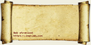 Ana Bošković vizit kartica